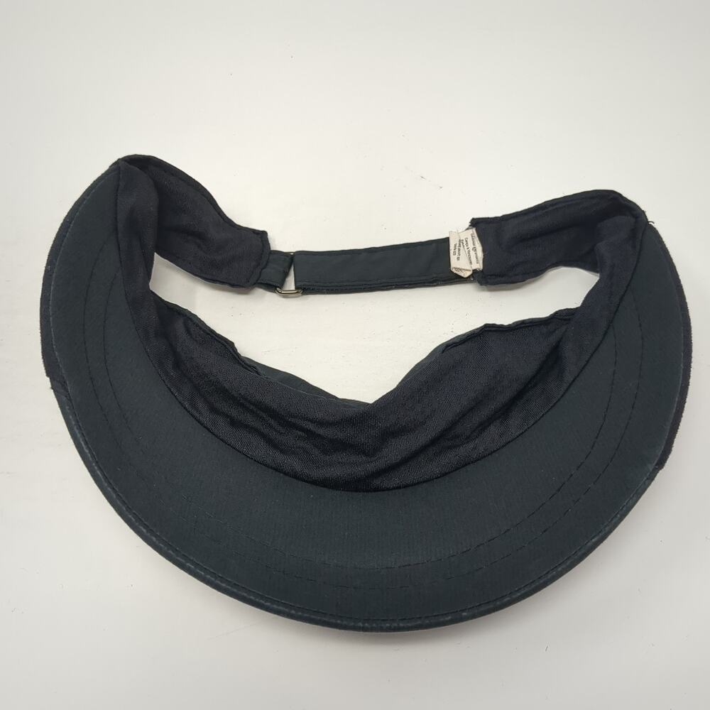 Lululemon Strapback Sun Visor Hat Solid Black One… - image 8